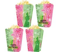 décorations anniversaire sorcière rose vert sachets bonbons sacs cadeaux