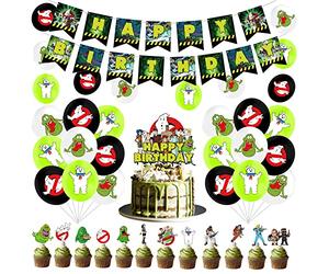 Décorations Anniversaire The Real Ghostbusters - Ballons, Déco Gâteaux, Bannière - Extreme Ghostbusters