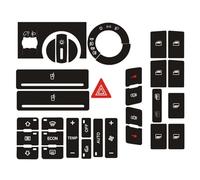 DéCorations Auto Compatible Avec A2 1996 1997 1998 1999 2000 2001 2002 2003 Pièces Rechange Pour Intérieur Voiture Autocollant Réparation Bouton Commutateur Climatiseur Fenêtre Voiture