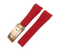 Decorations Bracelet de montre incurvé en caoutchouc 20 mm 21 mm 22 mm pour GMT Datejust Explorer 2 Bracelet de montre en silicone Beautiful