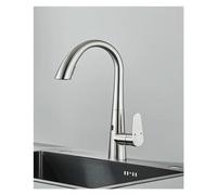 Decorations Brosse Nickel Capteur Faucet de Cuisine 2 Fonction Tire Sortir Le mélangeur à Eau Chaude Froide Capteur Auto Wash Réigure de lavabo, Robinet de Salle de Bain chromé Beautiful