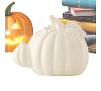 Décorations Citrouille - Citrouilles en Céramique Décorations De Table pour Halloween Et Thanksgiving,Petites Figurines Décoratives pour Thanksgiving et Halloween Intérieur Extérieur Étagère Cheminée