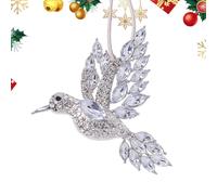 Décorations Colibri pour Sapin De Noël | Décor d'arbre avec Oiseaux en Strass | Charme Animal des Célébrations Festives,pour Anniversaire Fenêtre Jardin Maman Femmes Grand-Mère Extérieur Maison