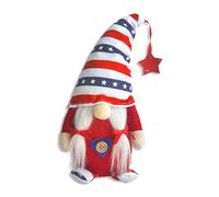 Décorations commémoratives rayées pour le jour des patriotiques, nains du 4 juillet, indépendances, vétérans, travail du 4 juillet, décoration de jour de l'indépendance