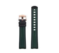 Decorations Curved End Rubber Watchband Ajustement pour 007 Diver 300m Aqua 150 Planet Ocean Silicone Souffle étanche à étanché Beautiful