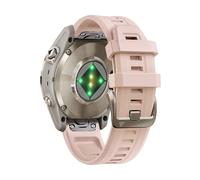 Decorations CXYWBD pour Fenix 7S 6S 5S Pro Solar Silicone Light Gold Backle Bands de Montre Rapides 20 mm Remplacement de Epix Pro Gen 2 42 mm de Descente MK2S / 3/3i pour Femmes Hommes Beautiful