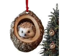 Décorations D Arbre,Figurines Animales Suspendables | Figurine Acrylique Plate 2D pour Décoration Saisonnière Fête Maison Amateurs Ferme Jardin
