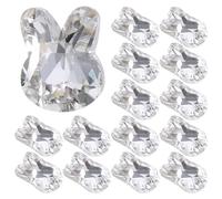 Décorations D’ongles en Cristal Lapin, Compactes et Légères | Surface Lisse, Usage Maison pour Ongles Naturels ou Acryliques, Style Mignon sans Gêner les Gestes