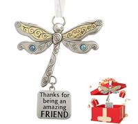 Décorations D'Amitié pour Femmes Et Amies | Pensée pour L'Éternité - Charme Amitié Décoration de Noël - pour Arbre Mur Porte Vitre Maison Sœur Famille Amie Couple