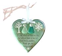 Décorations d'Amitié pour Femmes | Pendentif en Forme De Cœur Artistique,Pendentif D'Ami en Tant Que Signe,pour Femmes Hiver Maison Collègue Vacances Sac Voiture Rétroviseur Arbre de Noël Mur