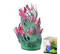 Décorations d'anémone de mer pour réservoirs à poissons, ornements d'anémone | Ornements d'anémone de mer en silicone pour réservoir de poisson - Sous des décorations d'aquarium