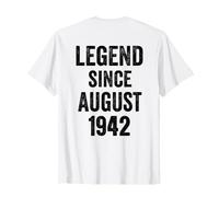 Décorations d'anniversaire 84 Ans 84 Ans août 1942 84e Anniversaire T-Shirt