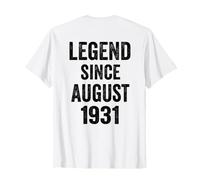 Décorations d'anniversaire 95 Ans 95 Ans août 1931 95e Anniversaire T-Shirt
