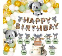 décorations d'anniversaire koala ballon bannière d'anniversaire koala décorations d'anniversaire