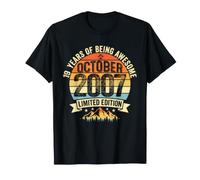 Décorations d'anniversaire Vintage pour Homme 19 Ans 2007 19e Anniversaire T-Shirt