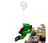 Décorations d'aquarium | Belle décoration d'aquarium - Pendentif flottant d'affichage de gros plongeur - Dispositif flottant pour aquarium