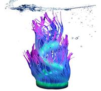 Décorations d'aquarium en silicone doux en forme d'anémone de mer pour aquarium - Aménagement paysager artificiel esthétique pour dortoir hôtel