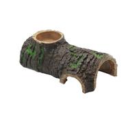Décorations d'aquariums en résine en écorce d'arbre pour aquariums, paysage, grotte, cachette, maison pour tortues, reptiles, poissons, aménagement paysager sûr