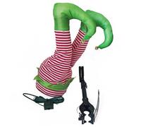Décorations d'arbre de Noël, 13,4 Swing Christmas Elf Christmas Animatronics, Soft Mr Christmas Tree Topper pour arbre de Noël, jardin, bureau, canapé, bibliothèque, cadeaux pour enfants, elfe de Noë