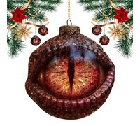 Décorations D'arbre De Noël,Décorations D'hiver Bidimensionnelles Acrylique | Pendentif De Noël Oeil De Dragon Pour Arbre | Seuil Chambre Entrées Mur Jardin Cour Chemin
