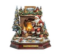 Décorations D'arbre De Noël En Acrylique - 8 X 8 Cm, Sac De Père Noël, Décoration De Porte-clés De Voiture | Décoration Pendentif Paysage D'arbre De Noël | Chaîne De Clés De Noël | Porte-clés Père Noë