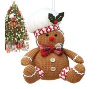 Décorations d'arbre de Noël en pain d'épice, décorations d'arbre de Noël en pain d'épice | Décorations drôles de dessus d'arbres, pendentifs mignons pour décoration d'arbre de Noël de vacances