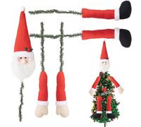 Décorations d'arbres de Noël, décorations d'arbres de Noël pour petits arbres - Hugger - Topper d'arbre de Noël Fournitures de hugger d'arbre pour la maison des merveilles décorations