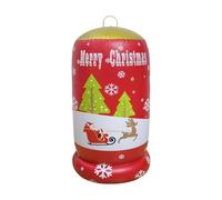 Décorations de ballons de Noël, boule de Noël gonflable | ornements de Noël avec boules pour décorations de Noël, ornements créatifs avec boules avec impression à thème de Noël pour pelouse,