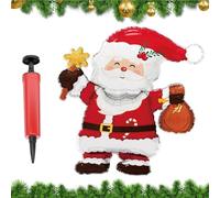 Décorations de Ballons de Noël - Décoration De Sapin, Renne Et Père Noël | Ballon Gonflable Qui Se Tient Debout Pour Les Fêtes | Pour Anniversaire Nouvel An Hiver Fêtes De Vacances Et