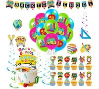 Décorations De Bienvenue Pour La Rentrée Scolaire Ballon Bannière | Décorations Retour Pour Bureau, Maison, Fête, Maternelle, Élémentaire, Collège, Enseignant,
