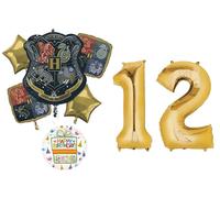 Décorations de bouquet de ballons Harry Potter pour 12e anniversaire