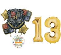 Décorations de bouquet de ballons Harry Potter pour 13e anniversaire