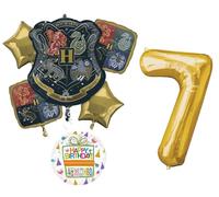 Décorations de bouquet de ballons Harry Potter pour 7e anniversaire