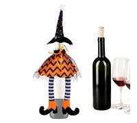 DÉCORATIONS DE BOUTEURS DE SORCH - COUVERCES CRÉATIF CATURS DE Chapelle, Tapper DE Table de Vacances festifs | Décoration de Bouteille réutilisable avec Conception de Chapeaux de sorcière pour AFF