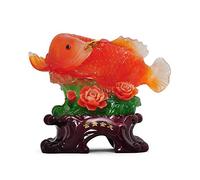 Décorations de bureau, décoration d'intérieur, statue de poisson Feng Shui, décoration de bureau, décoration de table, meilleur cadeau pour ouverture d'entreprise, décoration de bureau Feng Shui