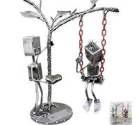 Décorations de Bureau en métal Artisanal représentant Un Robot, for la Saint-Valentin, for Les passionnés de Robots, Cadeau Unique for Les Anniversaires