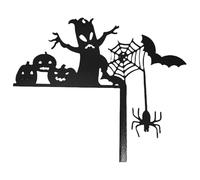 Décorations De Cadre De Porte | Cadre De Porte Metal Halloween Castle Porte Coin | Signe Des Accessoires Décoratifs Panneaux D'angle De Porte De Décoration De Chambre D'Halloween Double Face Pour Sall