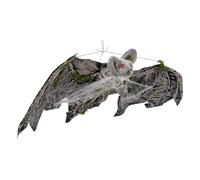 Décorations de Chauves-Souris Halloween | Décorations Grandes Chauves-Souris pour Maison Hantée | Accessoires de Fête avec Toile d'Araignée, Décorations Halloween pour Fenêtre Intérieur