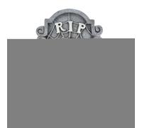 Décorations De Cimetière pour Halloween - Monuments Funéraires Décor Cimetière,Stèles Miniatures Effrayantes Décoratives pour Jardin Extérieur Fête Clôture Artisanat