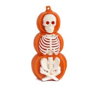 Décorations de citrouille d'Halloween lumineuses en forme de citrouilles ou seau à friandises pour l'extérieur et l'intérieur