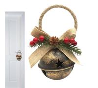 Décorations De Cloches De Noël Pour Sapin Pendentif Vintage Métal Et Nœud
