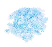 Décorations de confettis de flocons de neige de haute qualité réutilisables non toxiques AB couleur mixte bleu 15mm 1000 pièces décoration de maison de mariage de fête d'hiver de