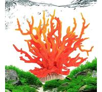 Décorations de corail pour la maison - Ornements de récifs coralliens artificiels,Statue de corail d'aquarium de 6,7x2,6x5,5 pouces, sculpture de de de mer pour l'affichage de fenêtre, fausses