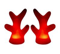 Décorations de Corne de Diable pour Casque de sécurité, Cornes de Chapeau de Moto - Décor de Cornes de Chapeau de Moto collantes avec lumière | Accessoires de noël, Fixation de Casque de Ski, d