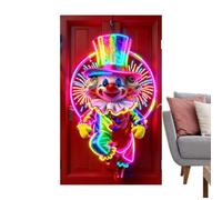 Décorations De Couverture De Porte De Carnaval - 35,4 X 70,8 Pouces Décorations De Dessins Animés De Vacances | Bannière De | Disposent De Boucles De Suspension Pour La Chambre, La Cuisine, La Ma