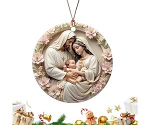 Décorations de crèche | 2D en acrylique plat souvenir de vacances, décoration de naissance de Jésus - pour femmes, hommes, amis, voisins, collègues, enseignants