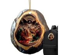 Décorations de crèche de Noël, pendentif en acrylique 2D - Pendentifs suspendus festifs | Pour bureau à suspendre, salon, salle d'étude, chambre à coucher, manteau de cheminée, escalier, rebord de