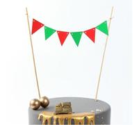 Décorations De Cupcake Colorées De Joyeux Noël, 1 Pièce, Drapeaux De Gâteau, Fête Prénatale, Fête D'anniversaire Pour Enfant, Cadeaux De Noël