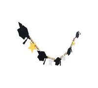 Décorations de fanions Ornement de Plafond en Feutre perlé en Bois de 2 m de Long pour Porte Murale Cérémonie de des diplômes Norme perçue pour l ' obtention du diplôme