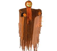 Décorations de fantôme d'Halloween en plein air | Ornements de fantôme de citrouille volante pour extérieur | Tête de citrouille rotative éclairée avec son étrange pour cour, jardin, maison, porche